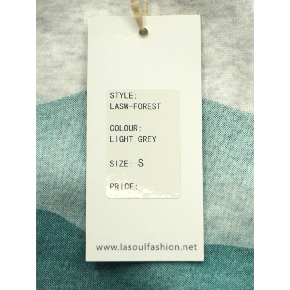 L.A. Soul Wear With Style Forest Landscape Sweatshirt Size Small Nature Print - Picture 7 of 10
